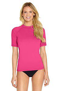 Rash Guard Short Sleeve - Pink Rash Guard Short Sleeve - Pink