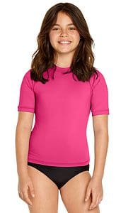 Rash Guard Short Sleeve - Pink Rash Guard Short Sleeve - Pink