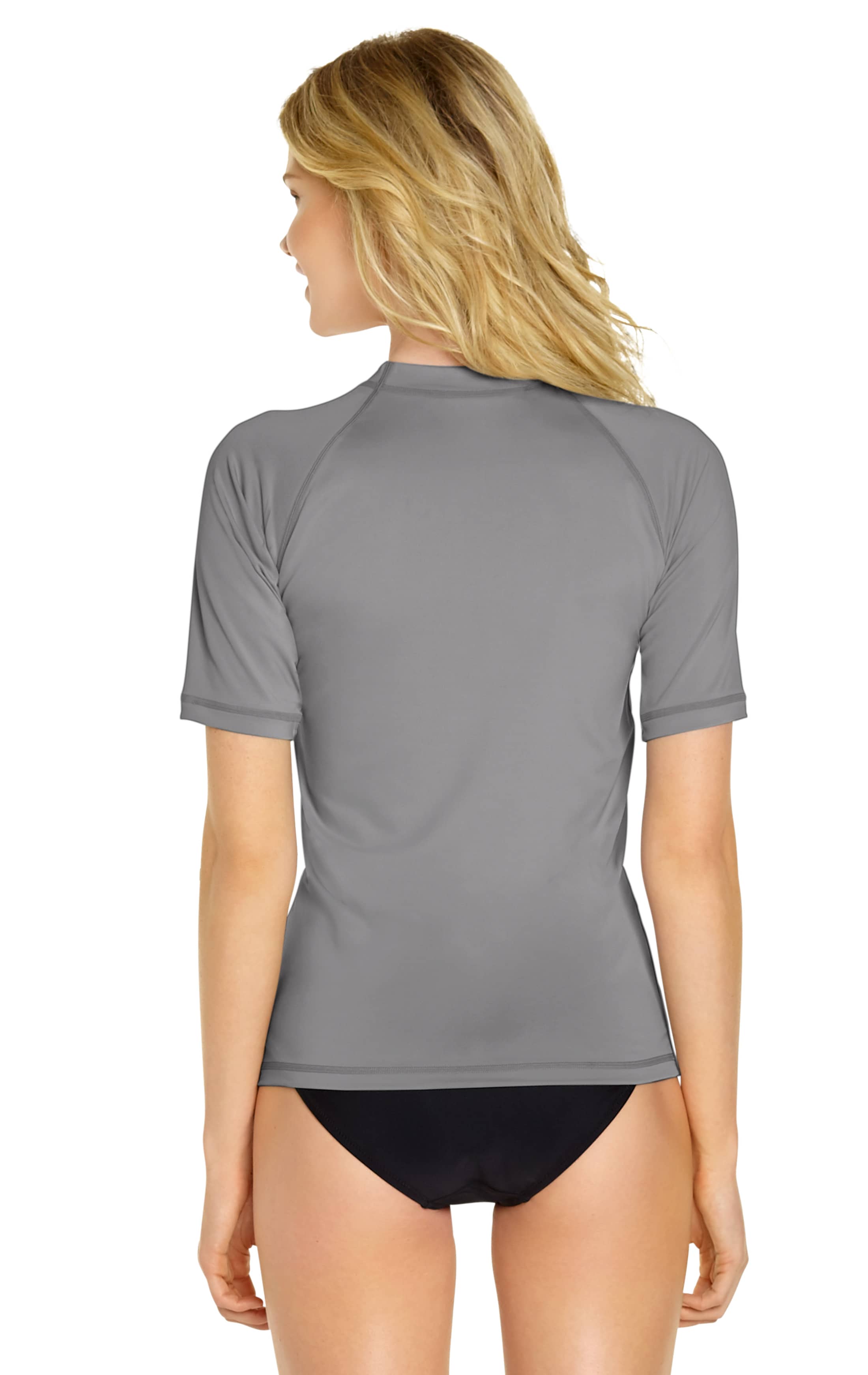 Rash Guard Short Sleeve Grey Wet Effect, Inc.