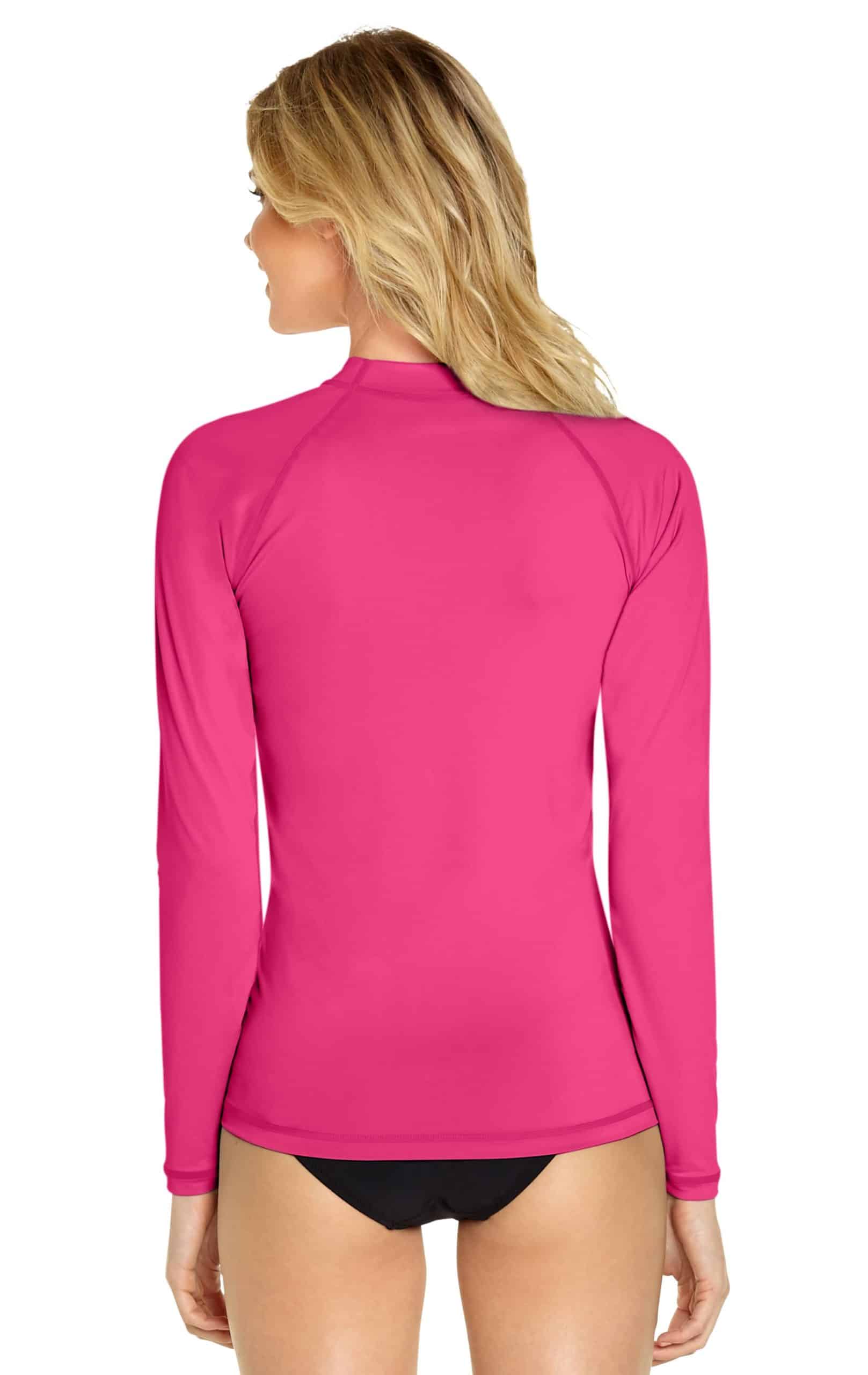 I Play Easy-On Long Sleeve Rashguard Shirt - Light Pink