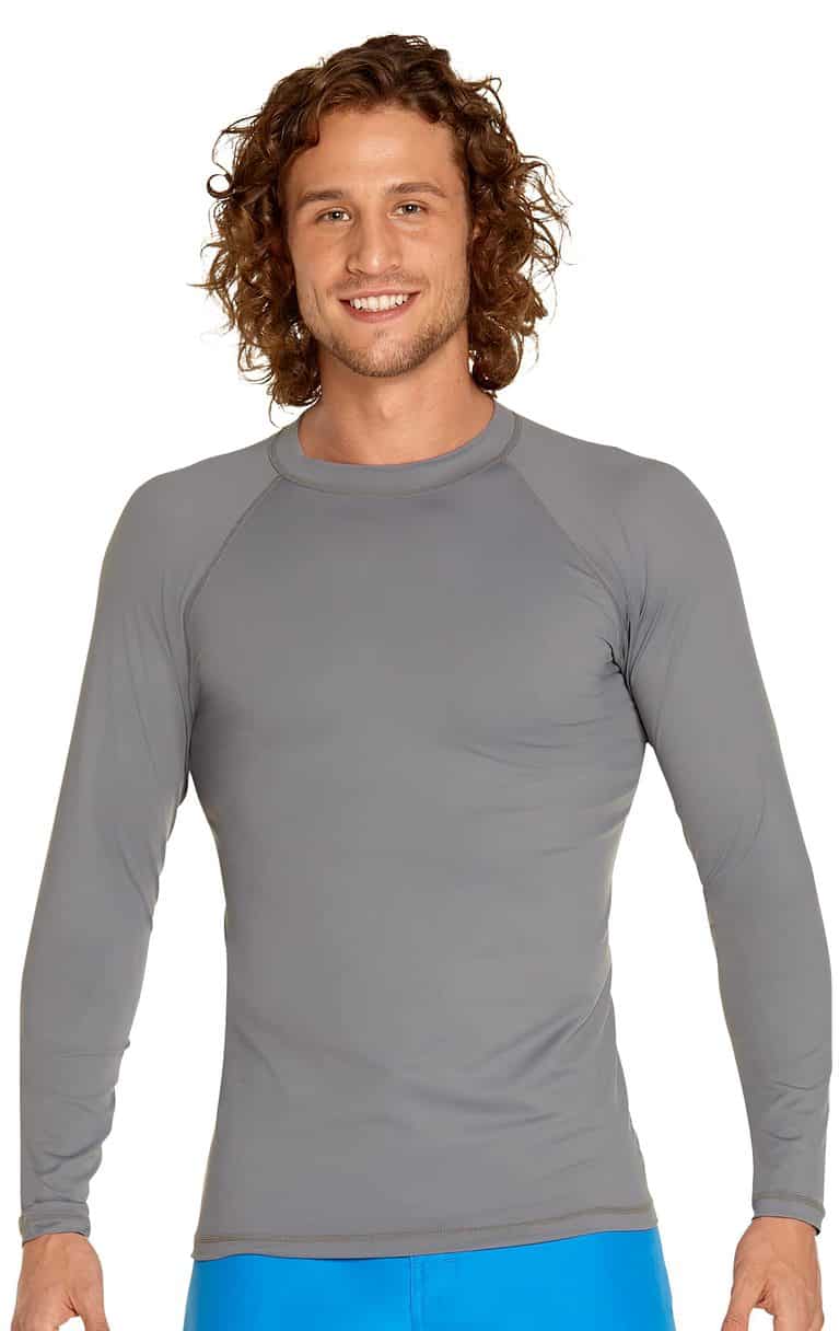 Rash Guard Long Sleeve Grey Wet Effect, Inc.