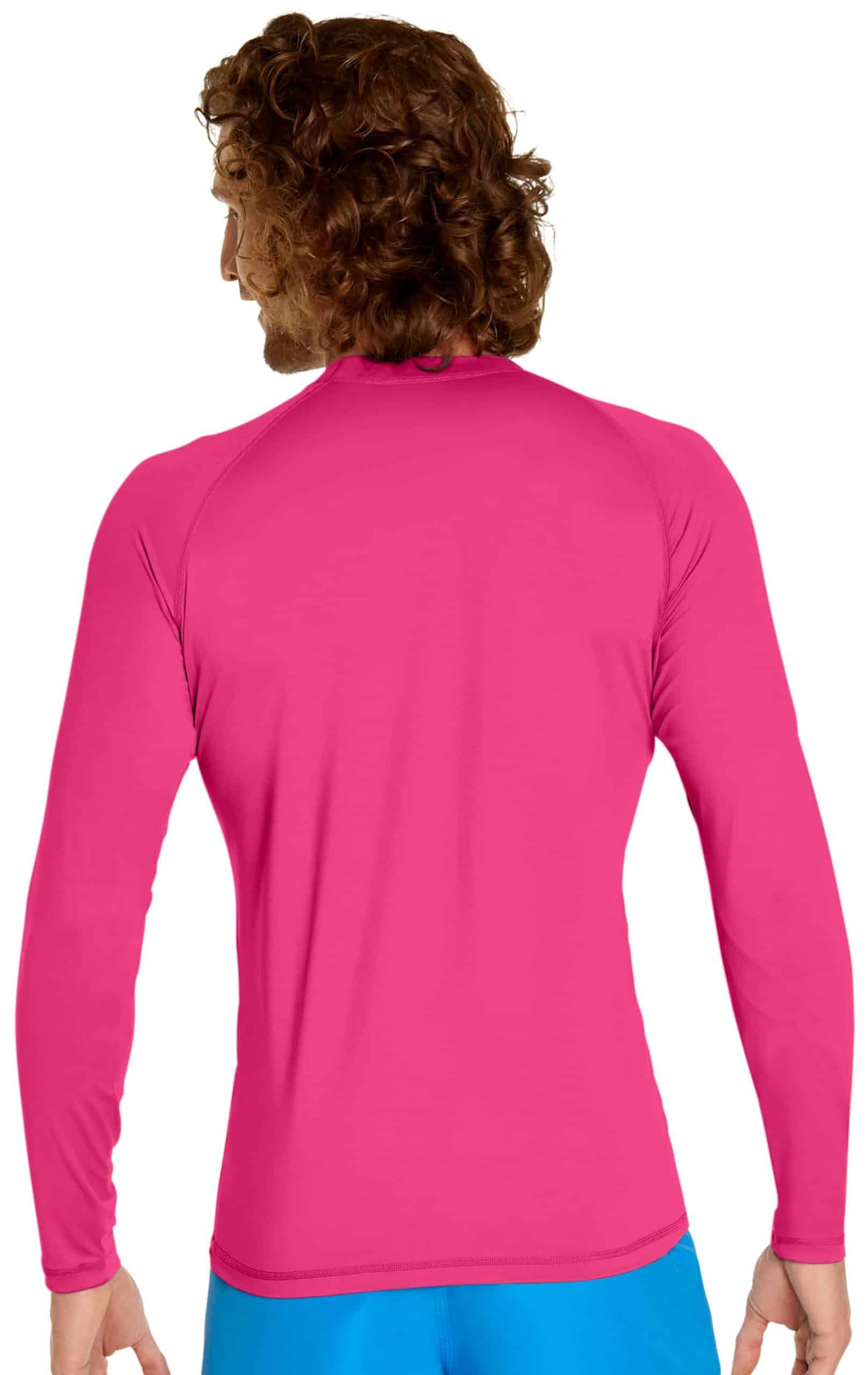 I Play Easy-On Long Sleeve Rashguard Shirt - Light Pink