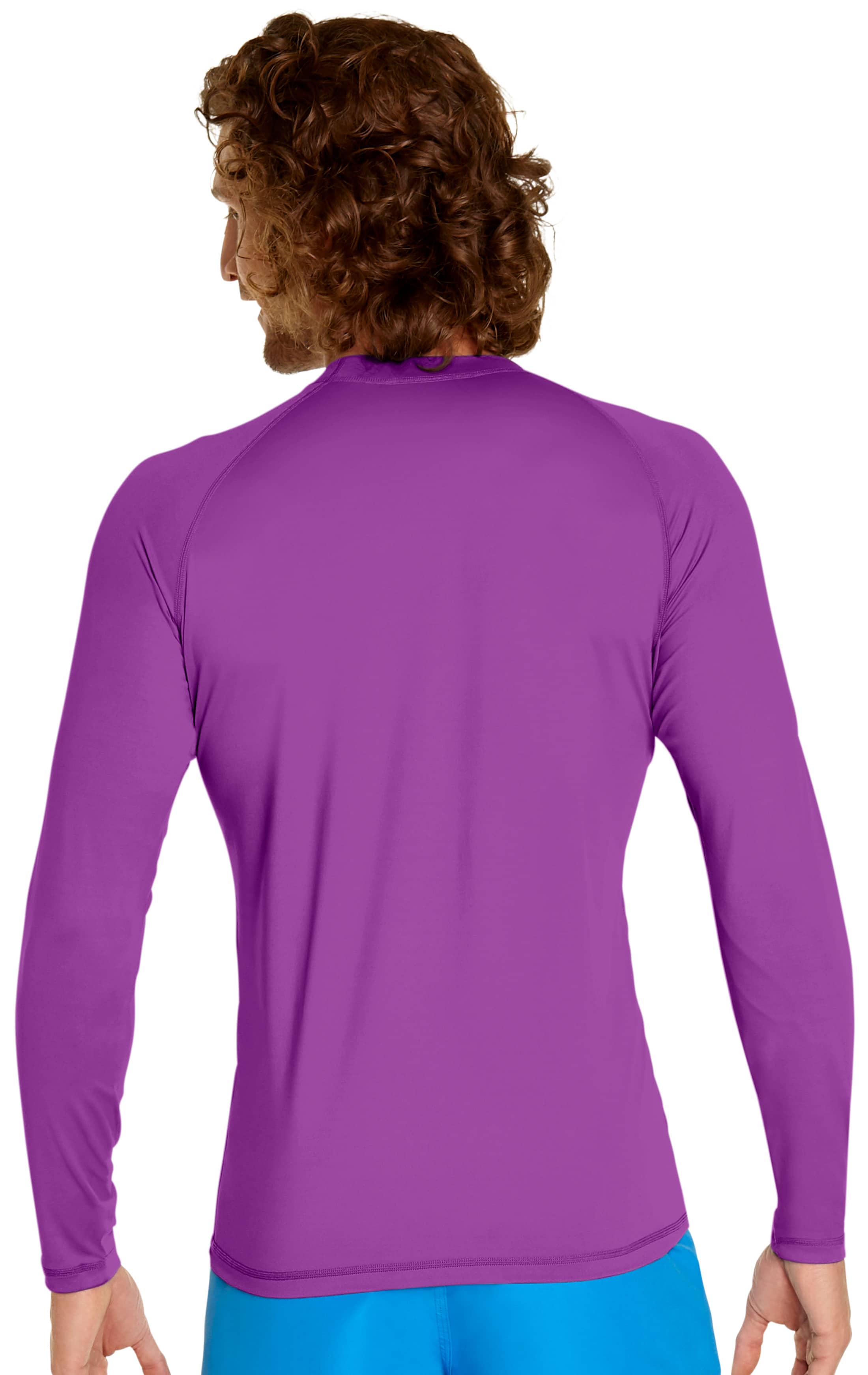 Rash Guard Long Sleeve Purple Wet Effect, Inc.