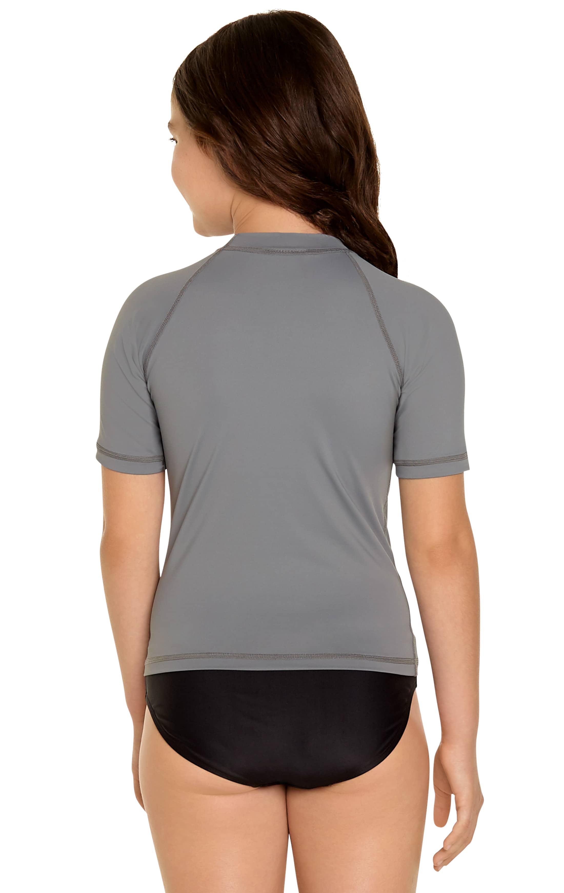 Rash Guard Short Sleeve Grey Wet Effect, Inc.
