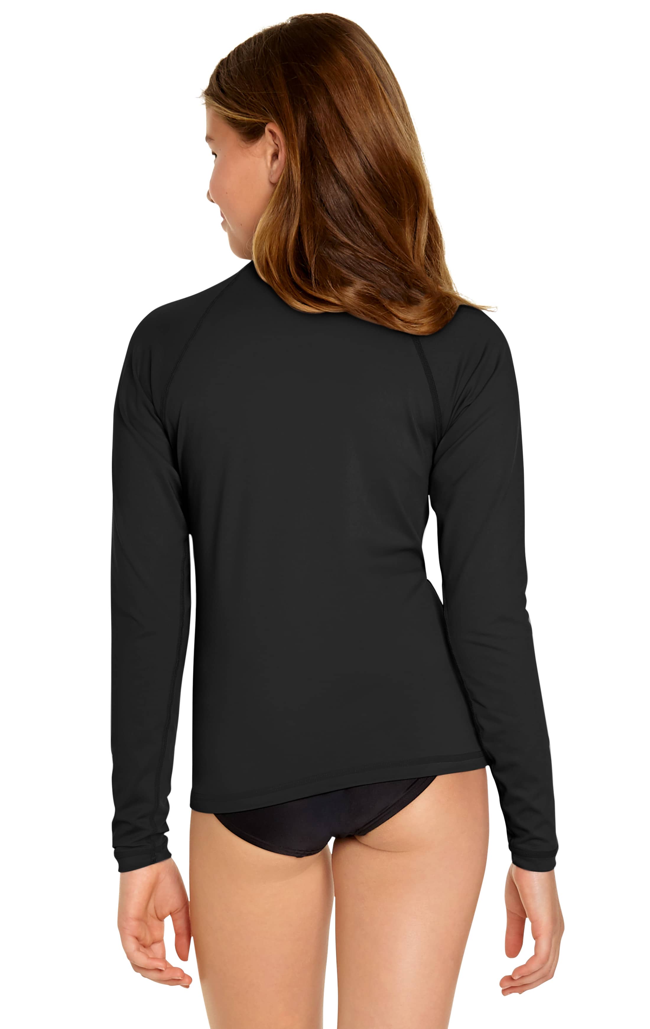 Rash Guard Long Sleeve - Black.