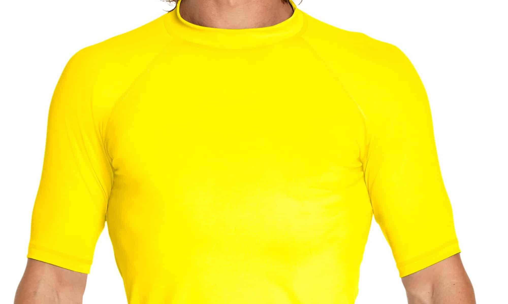 Rash Guard Short Sleeve - Yellow
