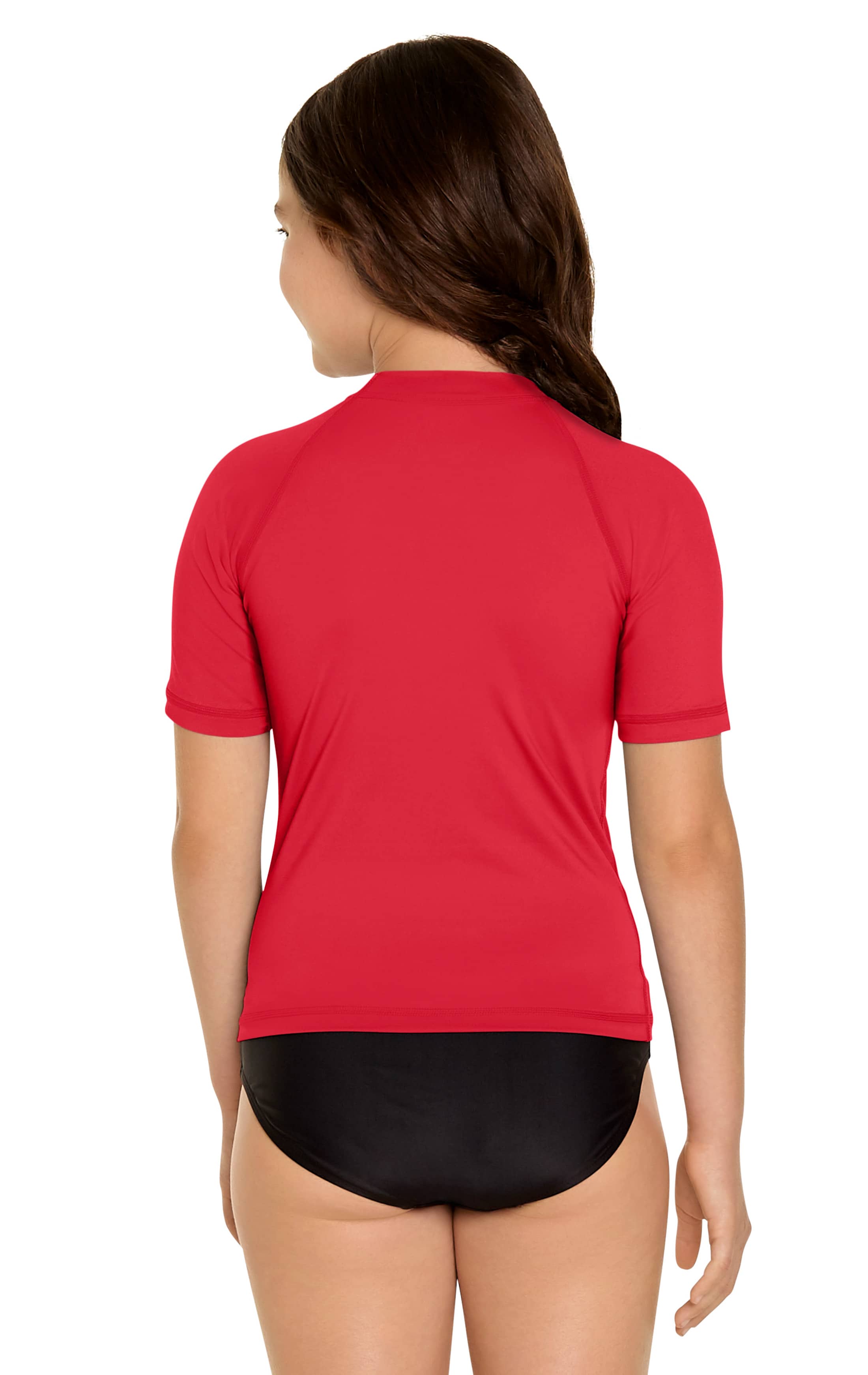 Rash Guard Short Sleeve Red Wet Effect, Inc.