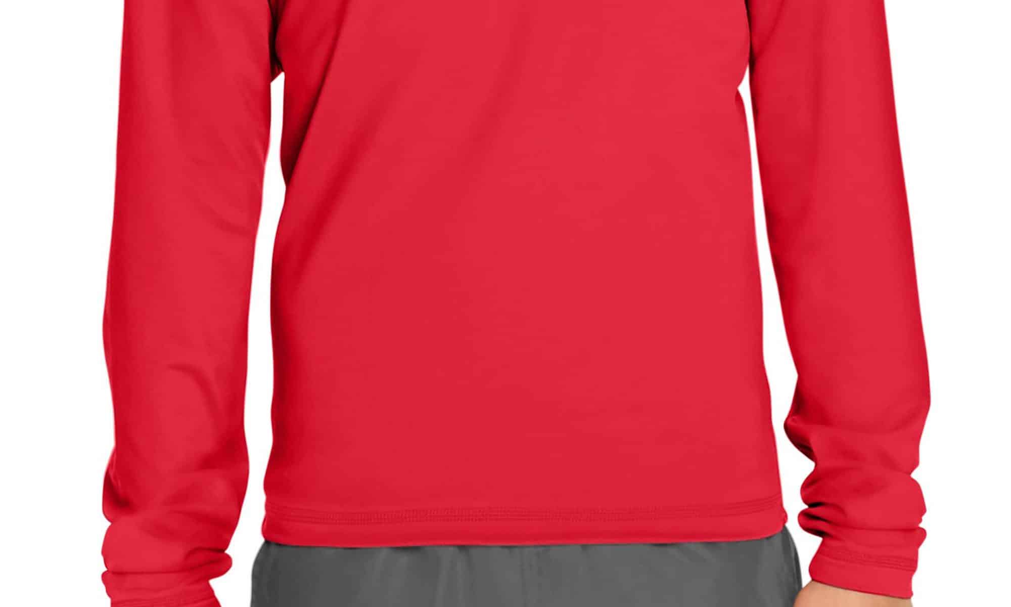 Rash Guard Long Sleeve Red Wet Effect, Inc.