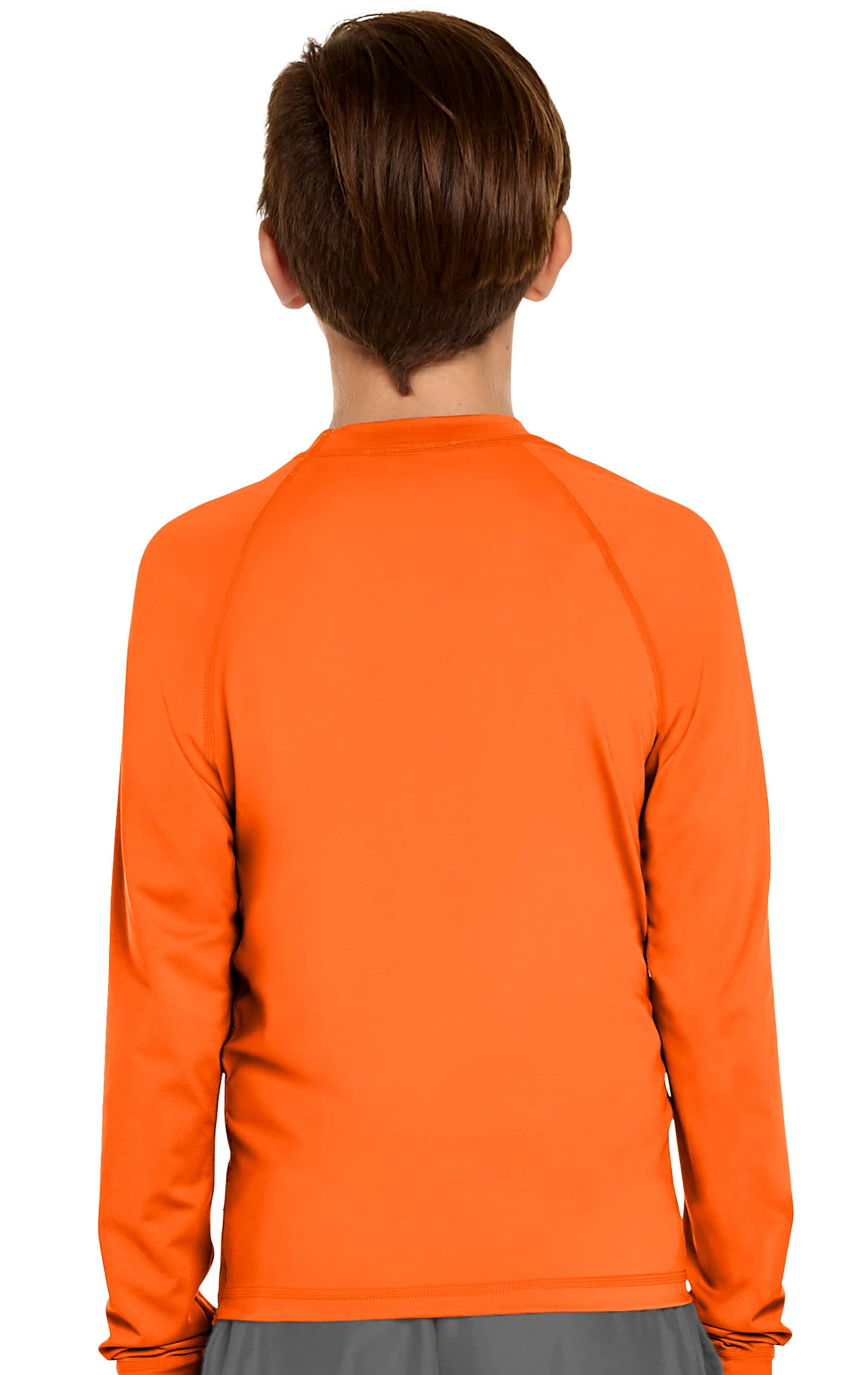 Rash Guard Long Sleeve Orange Wet Effect, Inc.