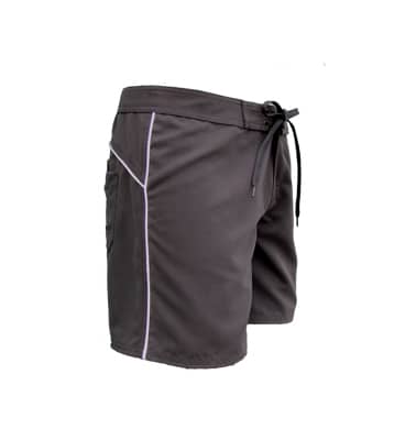 Women's Piping Board Short - Black Women's Piping Board Short - Black