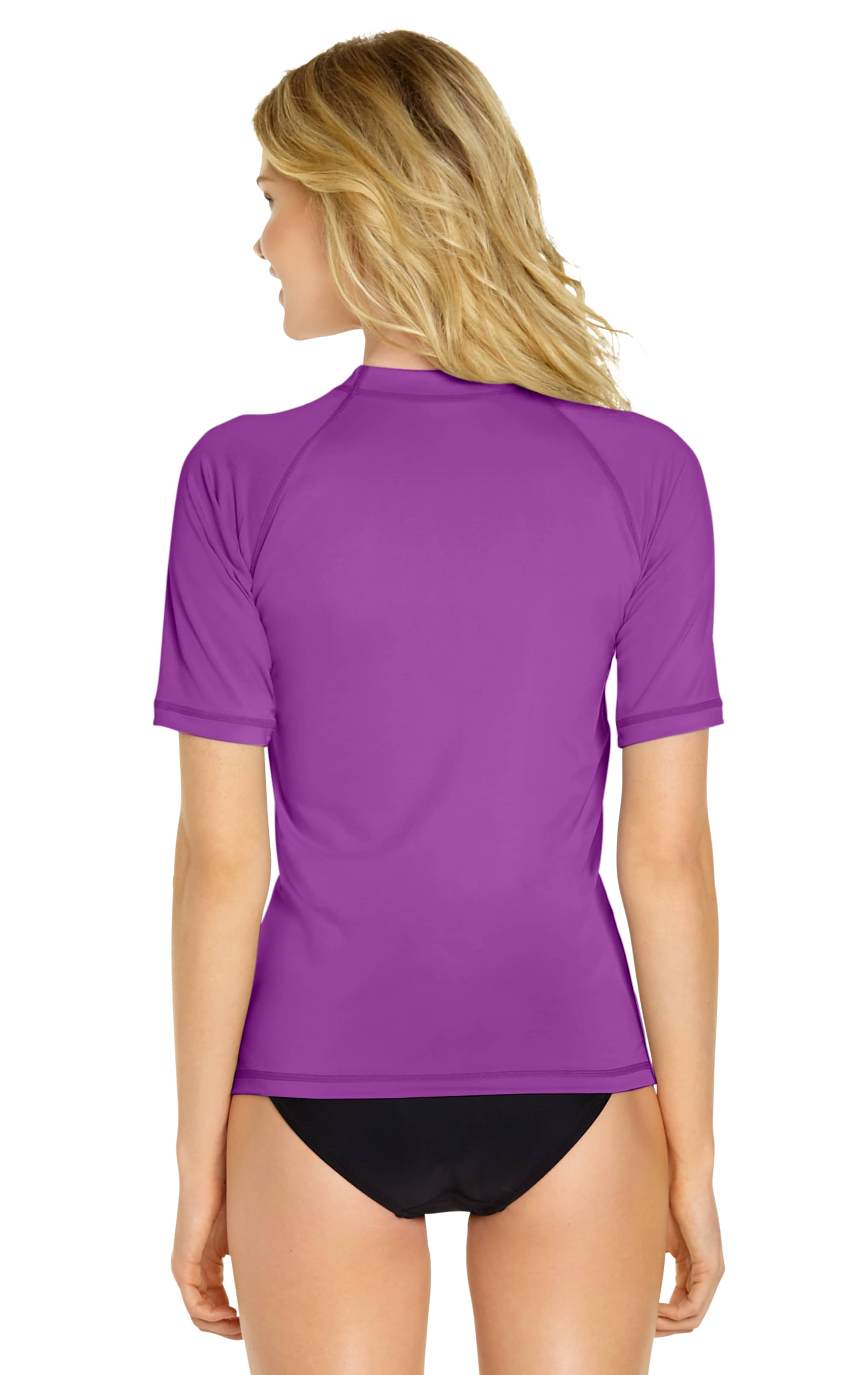 Rash Guard Short Sleeve Purple Wet Effect, Inc.