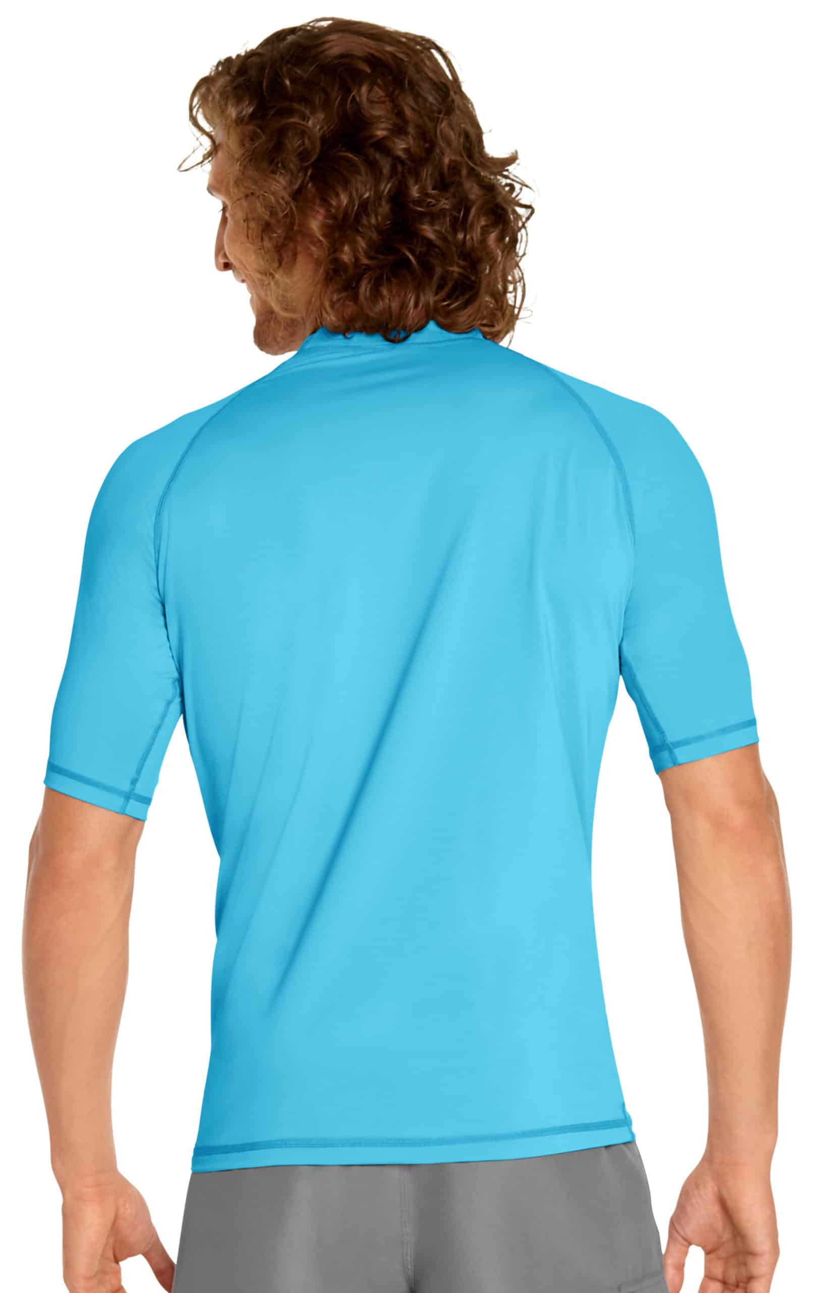 Mens Short Sleeve Rash Guard