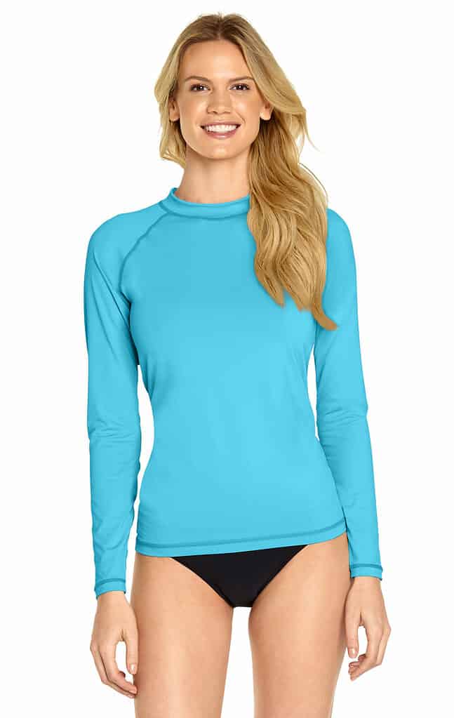 Women's Long Sleeve Rash Guard with Pockets | 