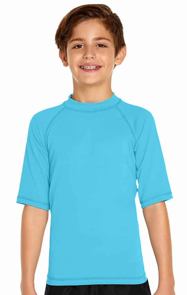 Girl's Short Sleeve Rash Guard Aqua Wet Effect, Inc.